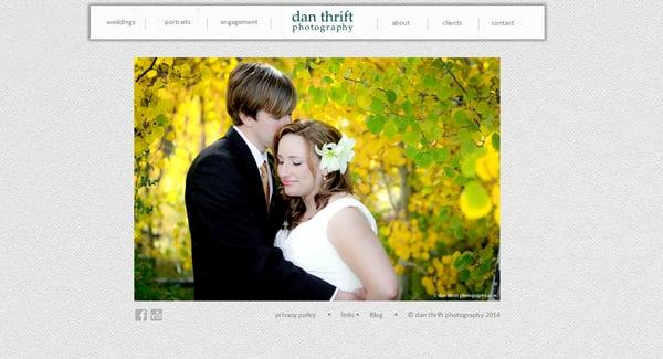 Dan Thrift Photography Website design Lake Tahoe. 
http://www.danthriftphotography.com/