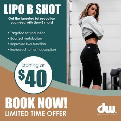 Lipo B Shot Starting at $40