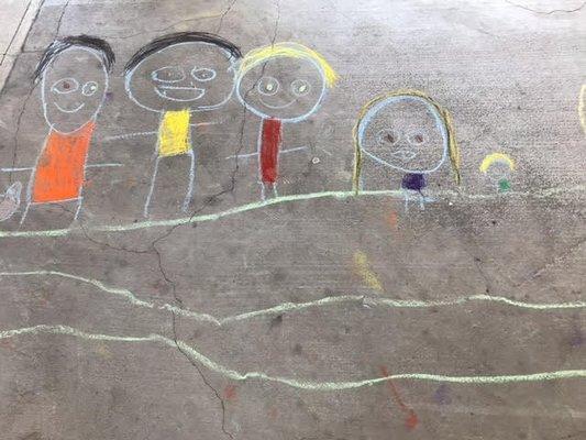 We love Creative Art 
Children's Chalk Art