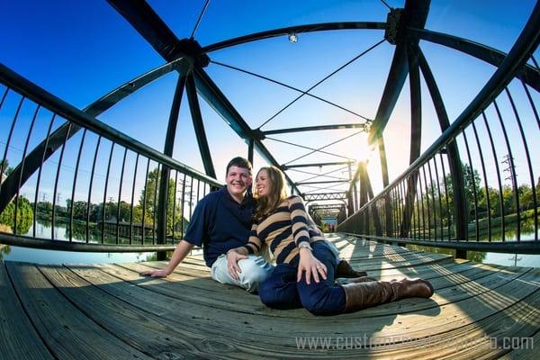 Engagement Portrait in downtown Columbia, SC.