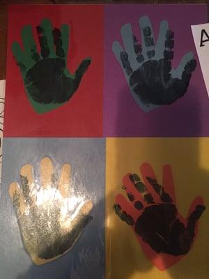 Warhol inspired art project