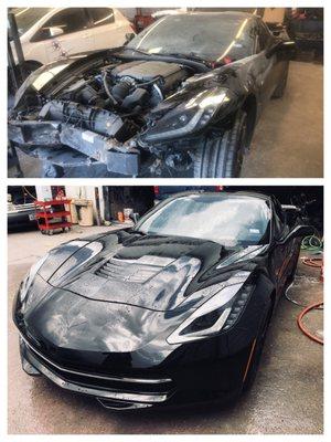 Before and After 2015 Corvette Stingray