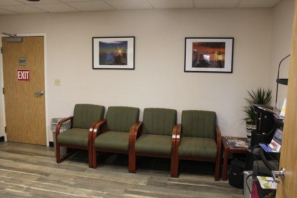 Waiting room - Recently renovated office