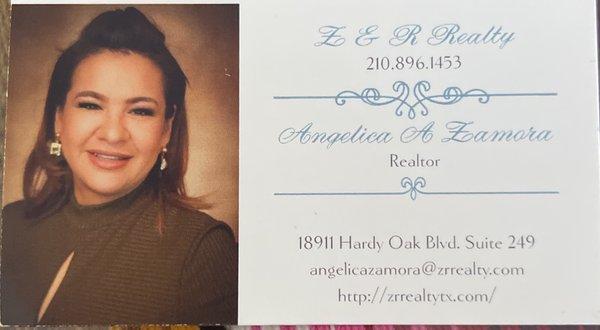 Angelica Zamora - Z&R Realty