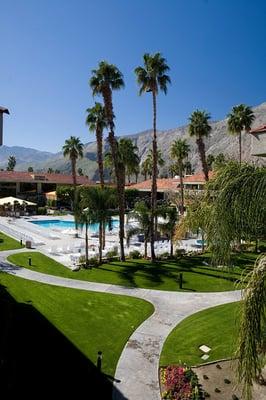 Hotel Pool Courtyard