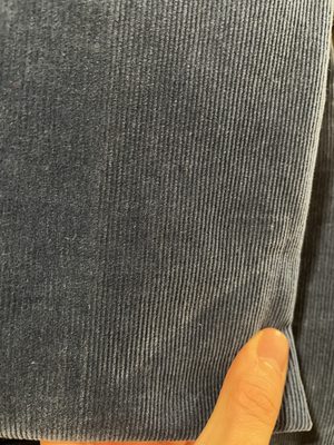 Iron marks on corduroy pants!