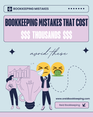 Avoid These Bookkeeping Mistakes by Hiring a Professional Bookkeeper!