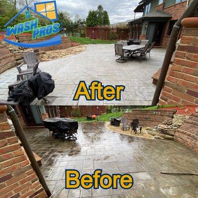 Great back patio transformation in Uniontown, PA!