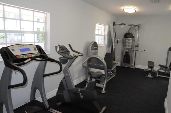 Fully equipped fitness center!