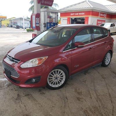 Beautiful Ruby red pearl after a car wash!