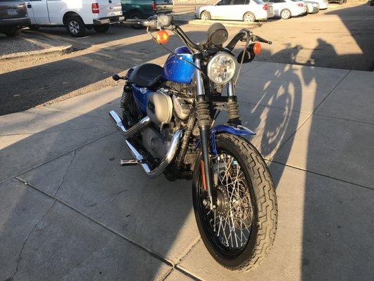 2008 Blue Harley Davidson Nightster $4,999 www.boisebasinauto.com Come visit us at 4977 W Fairview Ave (Corner of Fairview and Orchard)