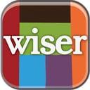 This is the official logo for Wiser.org, the social network for sustainability managed by WiserEarth.