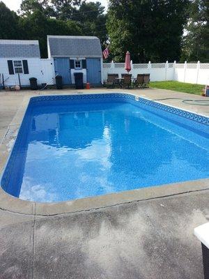 Inground pool liner replacements