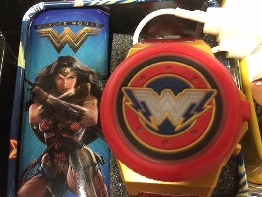 6/21/17. Wednesday afternoon. Cool kid's Wonder Woman watch!