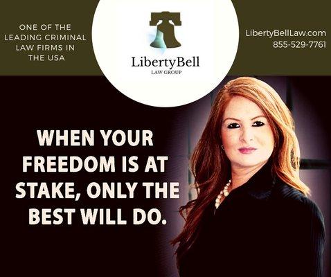 Founding partner and criminal defense attorney, Gina Tennen, is a leading advocate of personal freedom and individual rights.