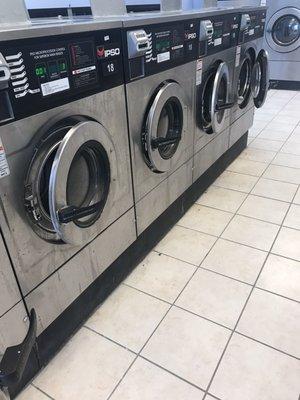 Washers that need washed.