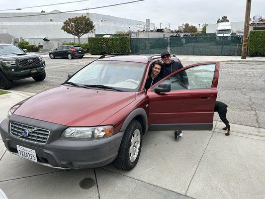 My sons first car.