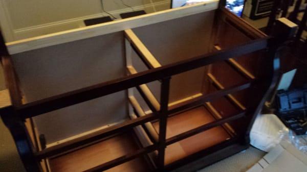 My Dresser being assembled by Hel0 Atlanta