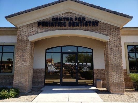 Entrance of Center for Pediatric Dentistry