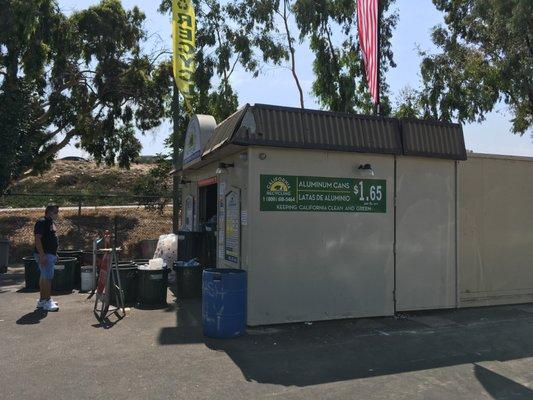 Recycling Center. 405 Freeway behind.