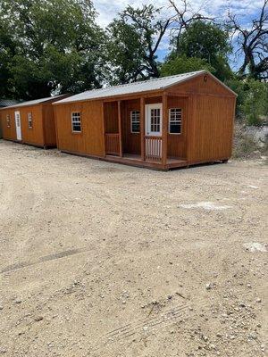 Cedar Stained Cabins