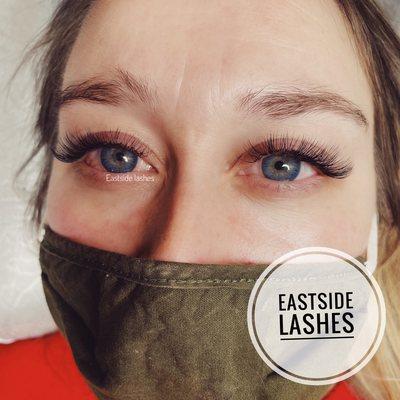 Volume eyelash extensions by Tylin