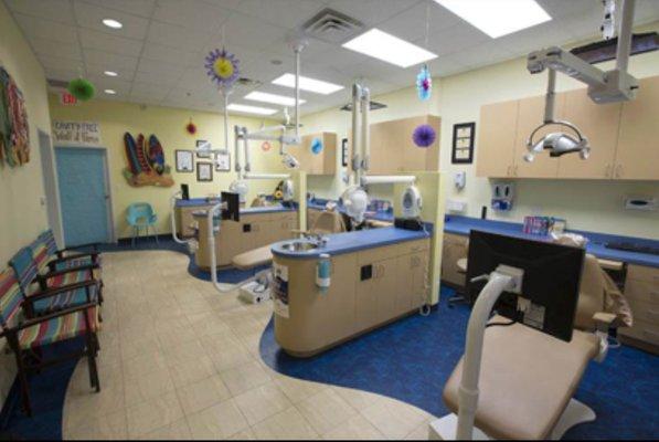 We provide a fun and safe environment where kids can feel  comfortable while getting the care they need.