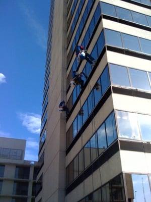 Our professional window cleaners in San Francisco.