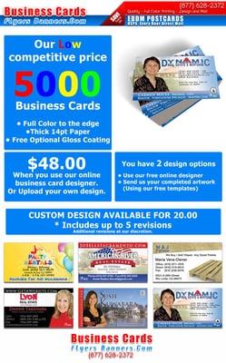 5000 Business Cards