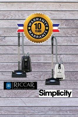 The worlds Greats Vacuum Canister with an amazing 10 year warranty and Two suction motors.