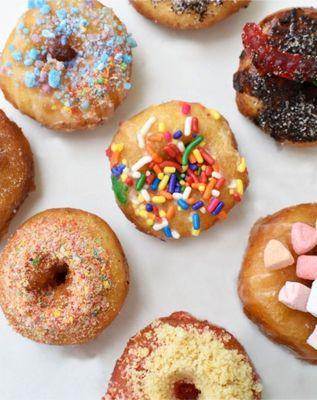 Hot, fresh, made-to-order mini donuts.