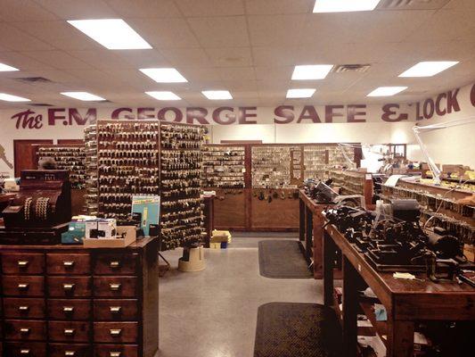 Inside the F.M. George & Safe Lock Company