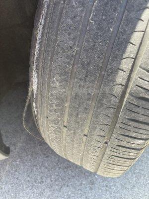 Tires from the vehicle I rented