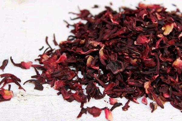 The popular hibiscus flower tea. Rich in vitamins,  good for the overall body system. Tastes great.