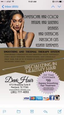 Keratin Smoothing Treatment