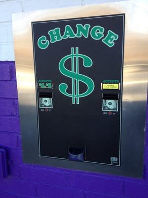 Change machine