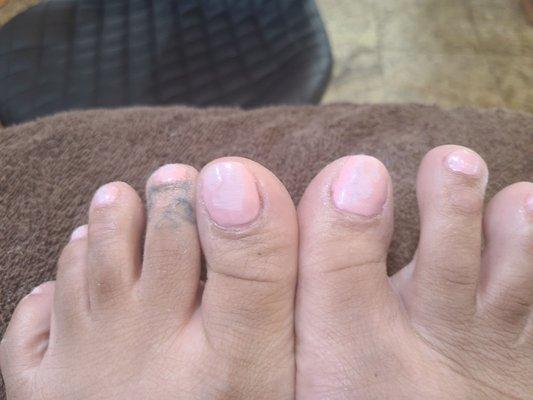 After the filing of the gel polish