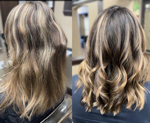 Color Correction Before and After