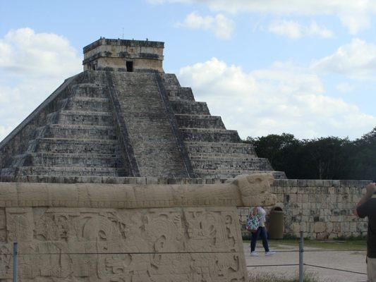 Chichen Itza, and wonder of the world.