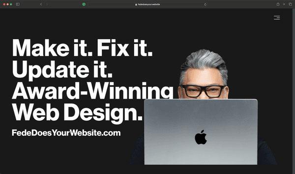 Award-Winning
 Web Design in 3 days.