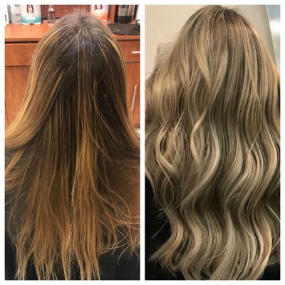 Before/after Julie's magic!