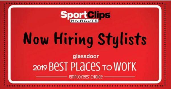 We are always hiring great stylist!