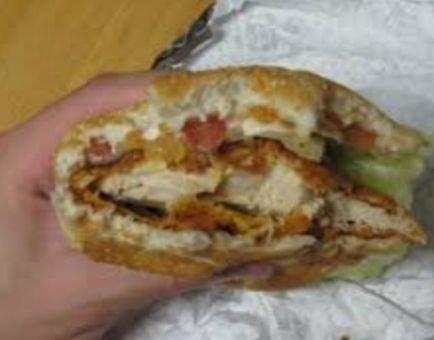 Spicy chicken sandwich