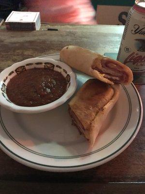 Chef Jake's delicious Stromboli with homemade marinara!