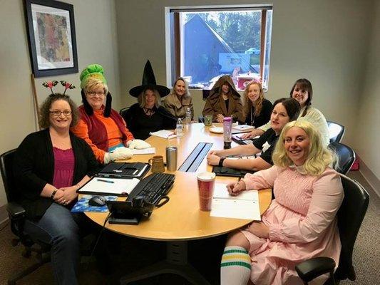 Employee Benefits Team on Halloween 2017