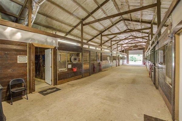 Main barn aisle