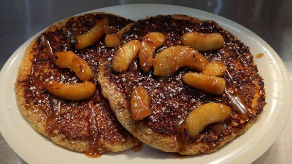 Apple Crisp Pancakes