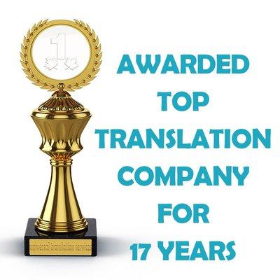 Awarded top Translation