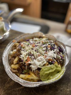 Carne asada fries