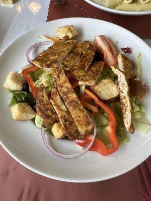 Blackened chicken salad